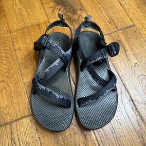 Chaco Shoes Kids Size 6 Black Blue Sandals Outdoor Water Strap J180271 Youth